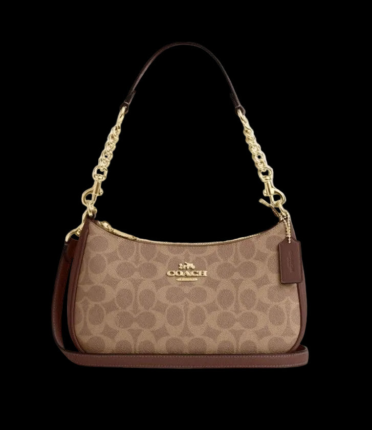 Coach “Leather Teri” Shoulder Bag