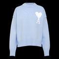 AMI Paris Sweater Light Blue