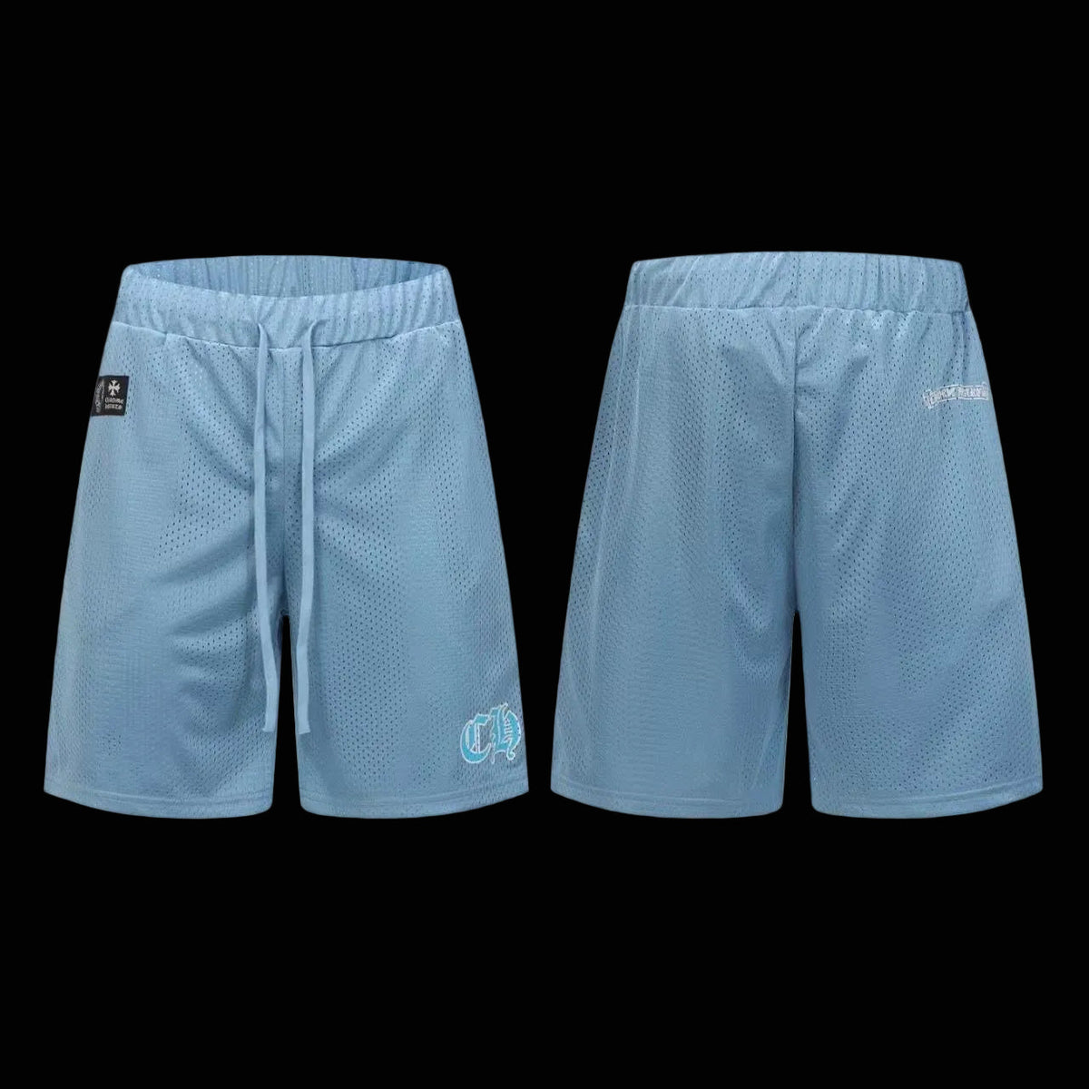 Chrome Heart Shorts Blue