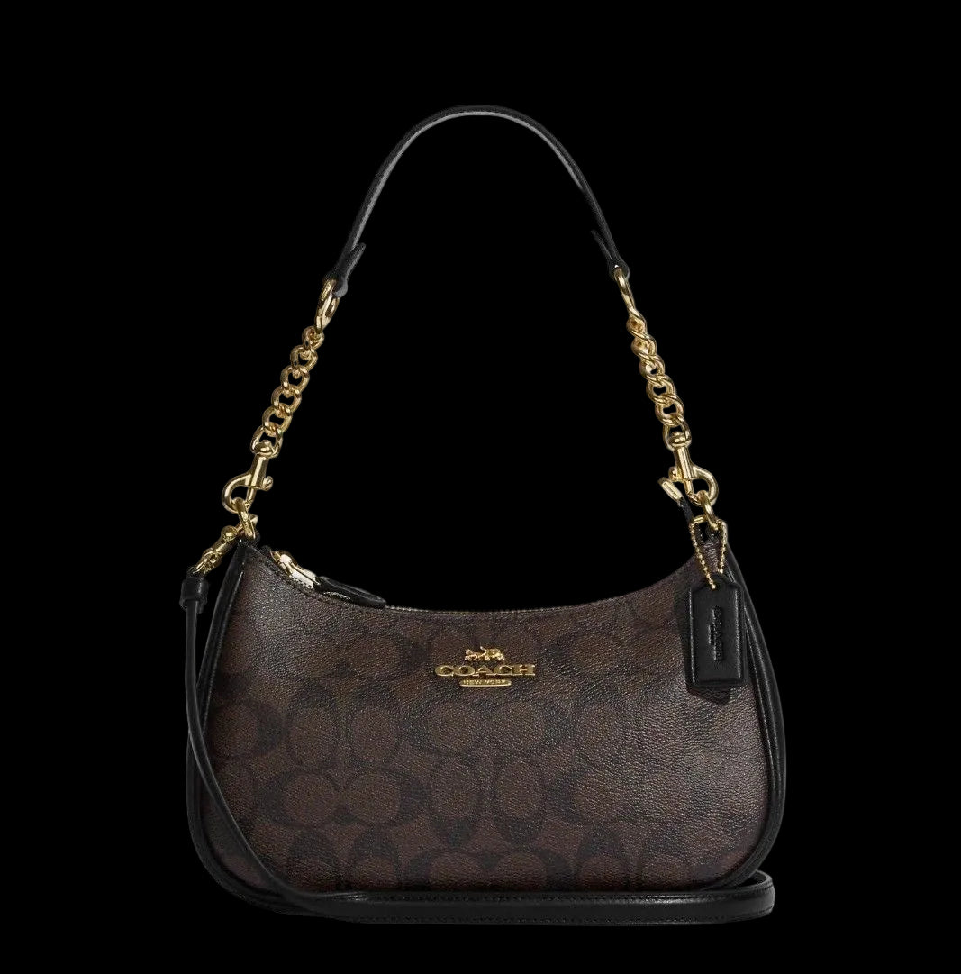 Coach “Leather Teri” Shoulder Bag