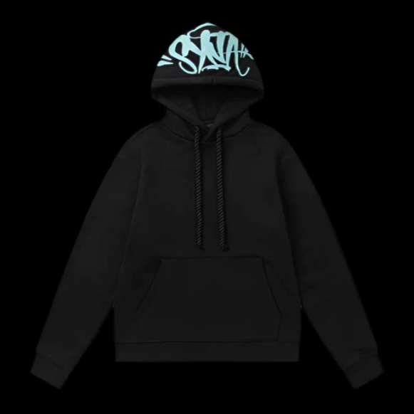 SynaWorld Tracksuit Black & Cyan
