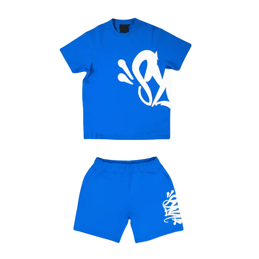 Syna World Short Set Blue & White