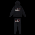 Trapstar Shooters Black & Red Hoodie Set