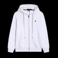 Ralph Lauren White Zip Up