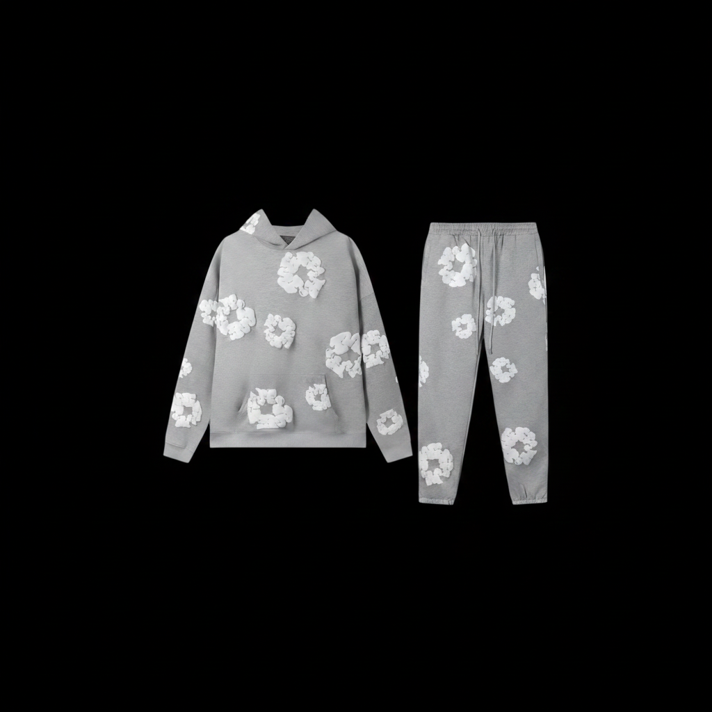 Denim Tears The Cotton Wreath Set Grey