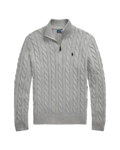 Ralph lauren cable knit quarter zip
